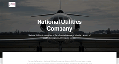 Desktop Screenshot of nationalutilities.com